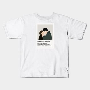 Pride & Prejudice Minimalist Poster Kids T-Shirt